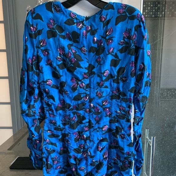 Zara Draped Print Mini Dress - Picture 12 of 12